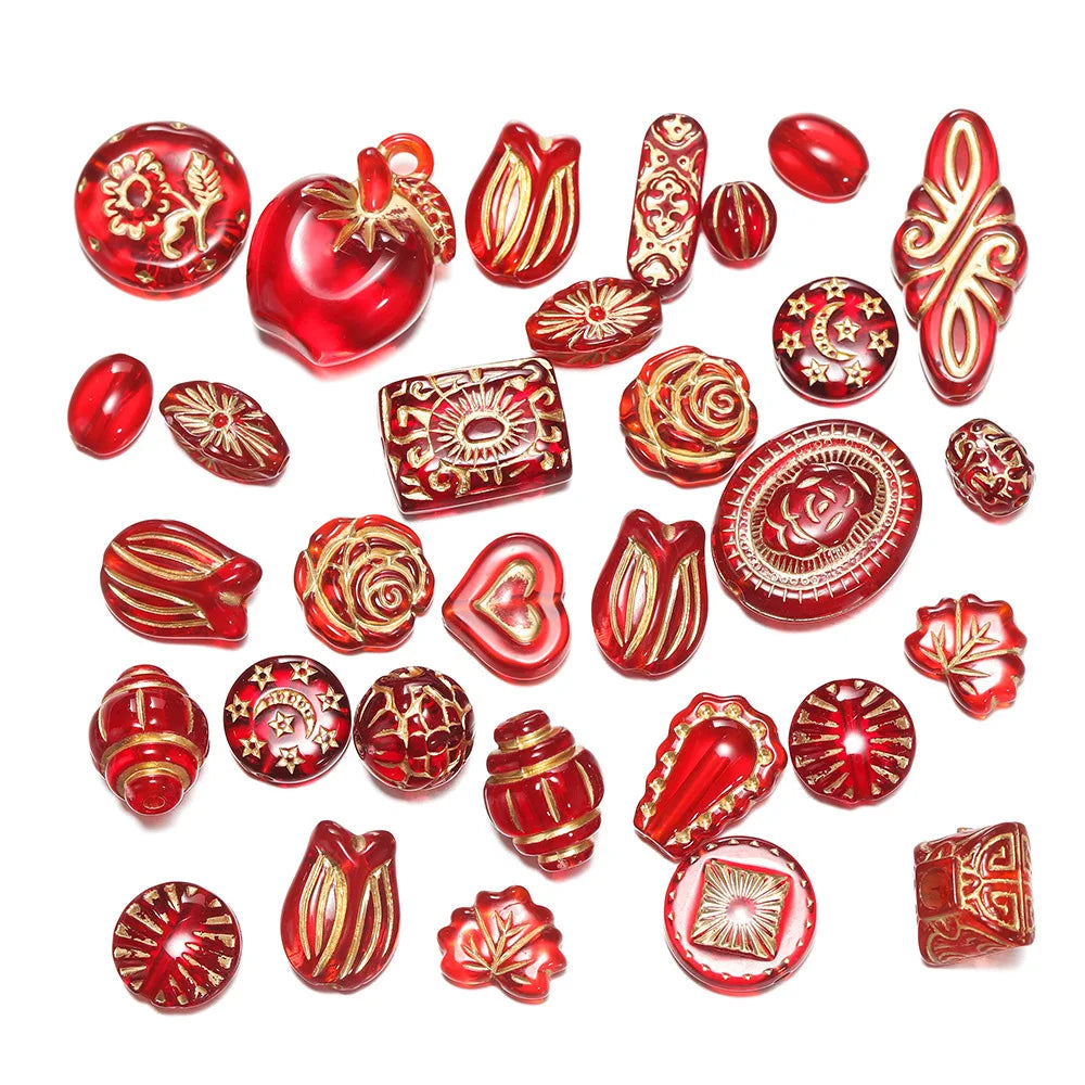 40 g/lote de mostacillas clásicas mixtas, acrílicas para joyería