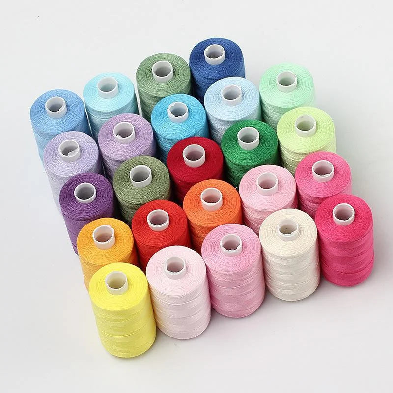 Kit de carretes de hilo de coser de poliéster, para coser a mano y a máquina, 1/10/12 colores