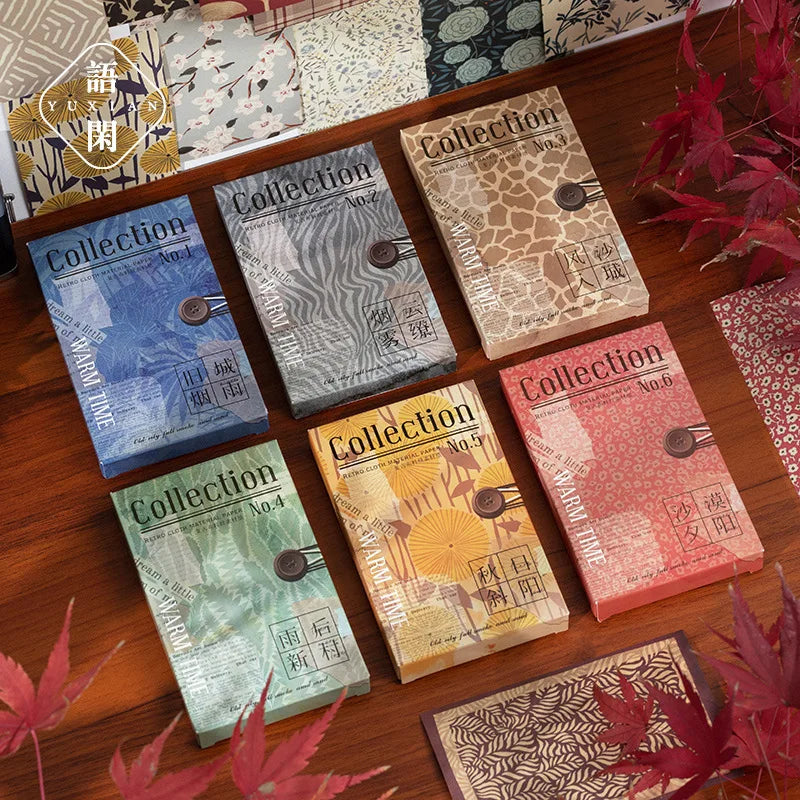 60 uds. de patrones florales artísticos, retro, creatividad hecha a mano