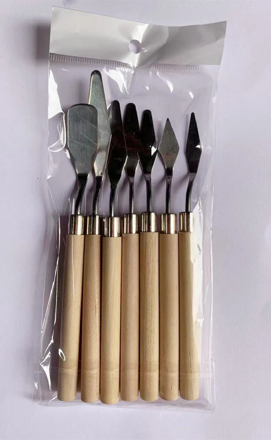 Juego de Espátulas Profesionales de Acero Inoxidable (3/5/7 piezas) para Pintura al Óleo, Acrílico, Gouache