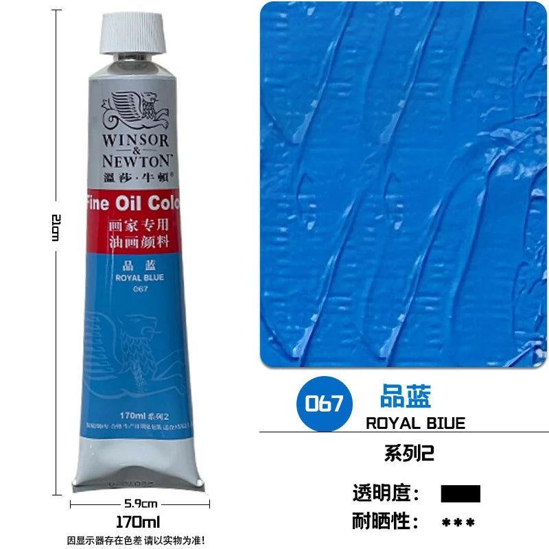 WINSOR & NEWTON-pintura al óleo de 170ml., tamaño grande