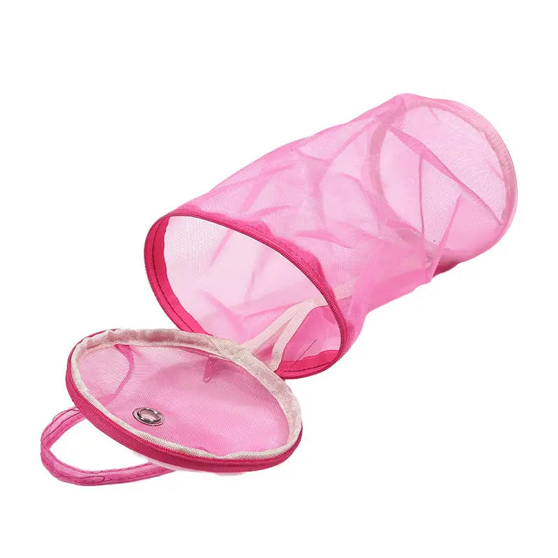 Bolsa de malla de almacenamiento de lana portátil