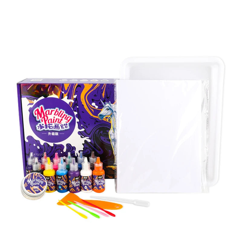 Kit de pintura de mármol para artistas y para niños