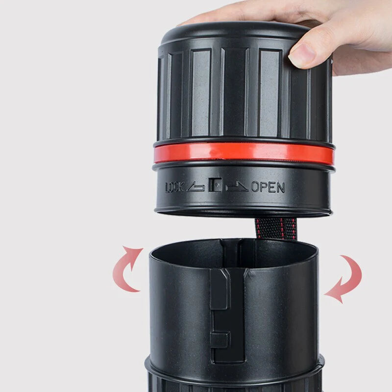 Tubo de dibujo portátil, almacenamiento de arte expandible y ajustable con correa para el hombro, ligero y duradero para exteriores