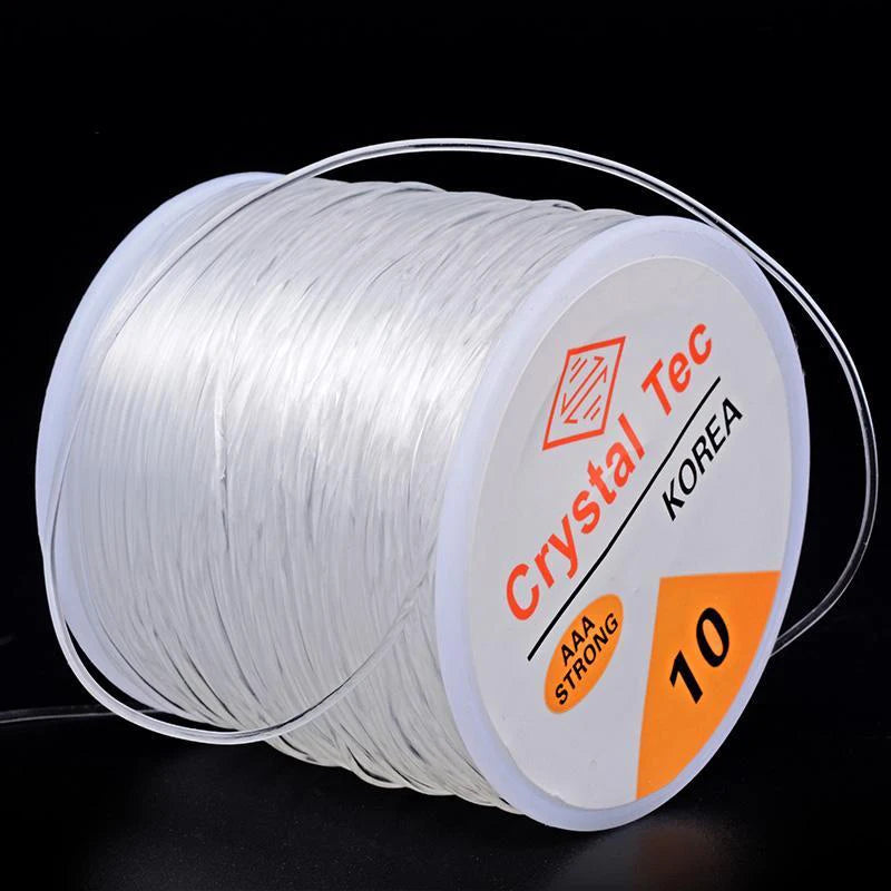 100m, hilo elástico, cordón para joyería