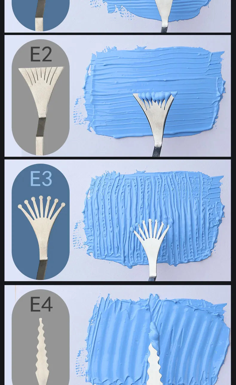 9 Herramientas de formas especiales para pintura al óleo, pintura acrílica y otras