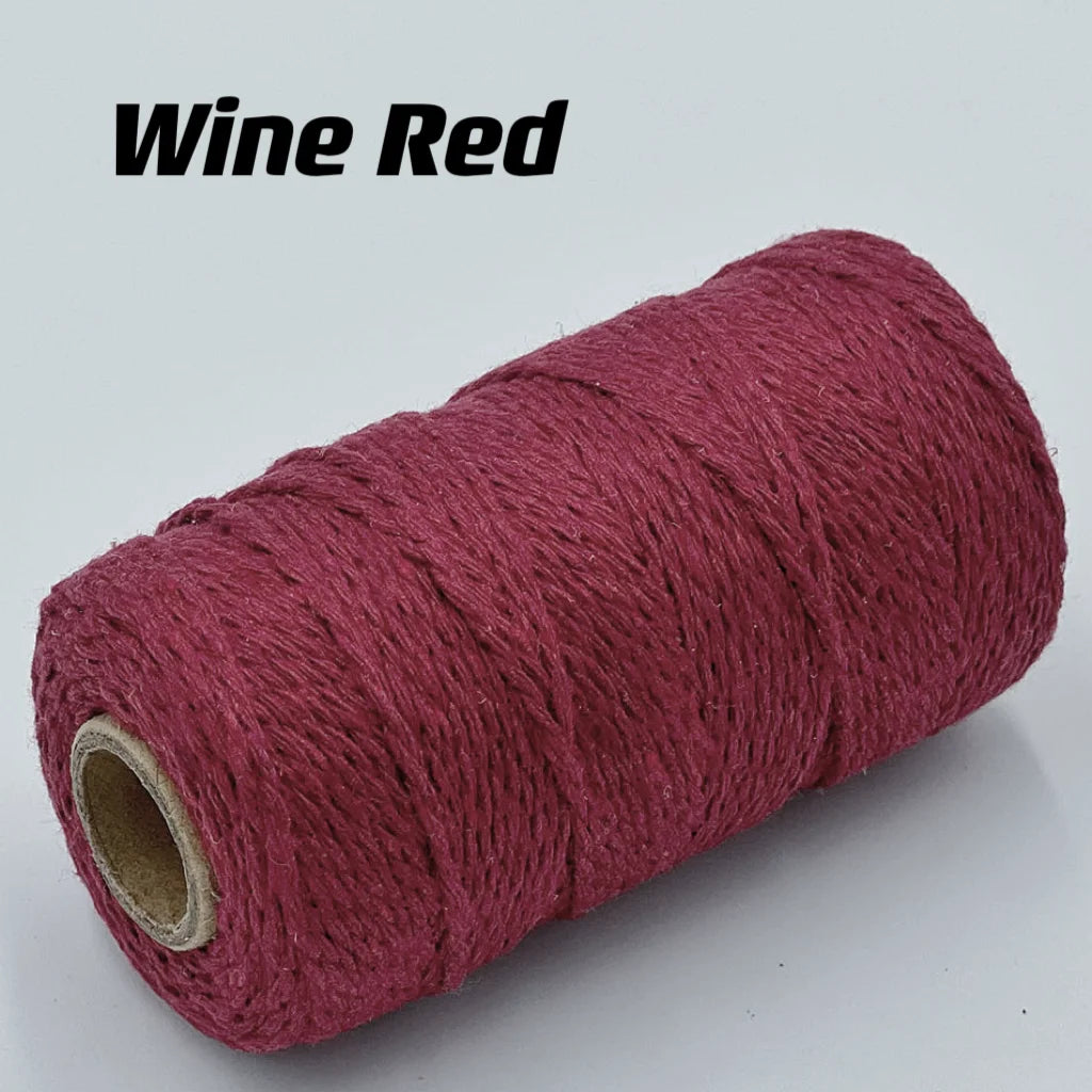 Cuerda de macramé de 2mm, hilo de yute suave, cuerda trenzada de colores para manualidades