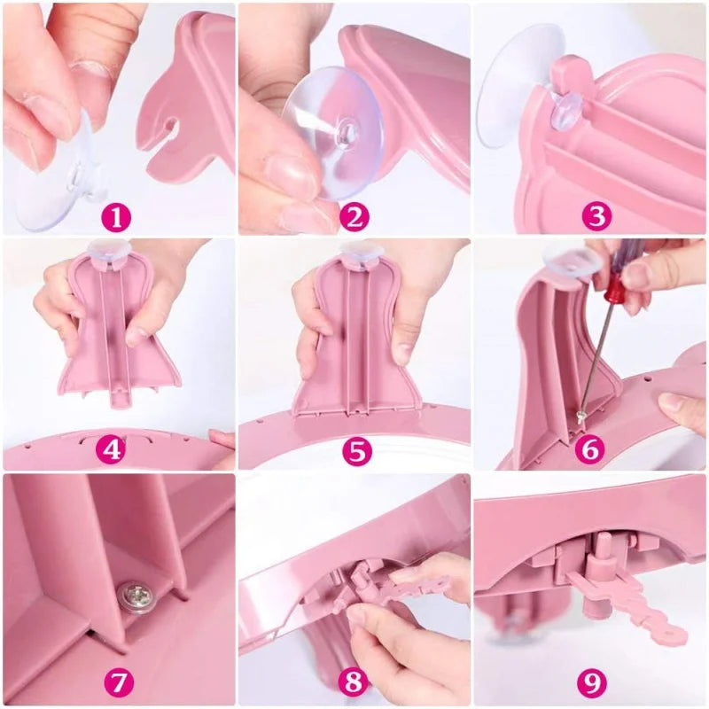 Máquina de telar de punto doble giratoria, de 40 agujas para adultos y niños