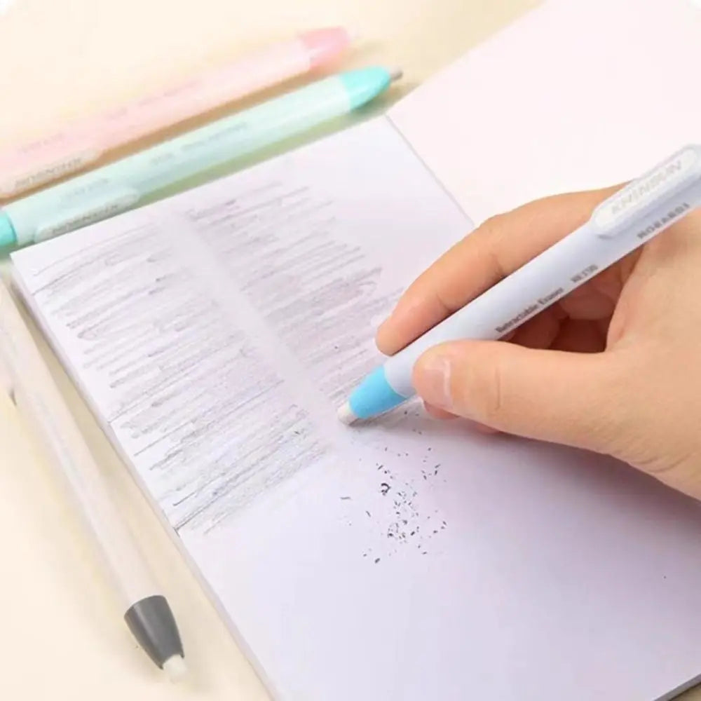 Borradores de lápiz con núcleo reemplazable de alta calidad, lápiz retráctil tipo prensa, 1 ud.