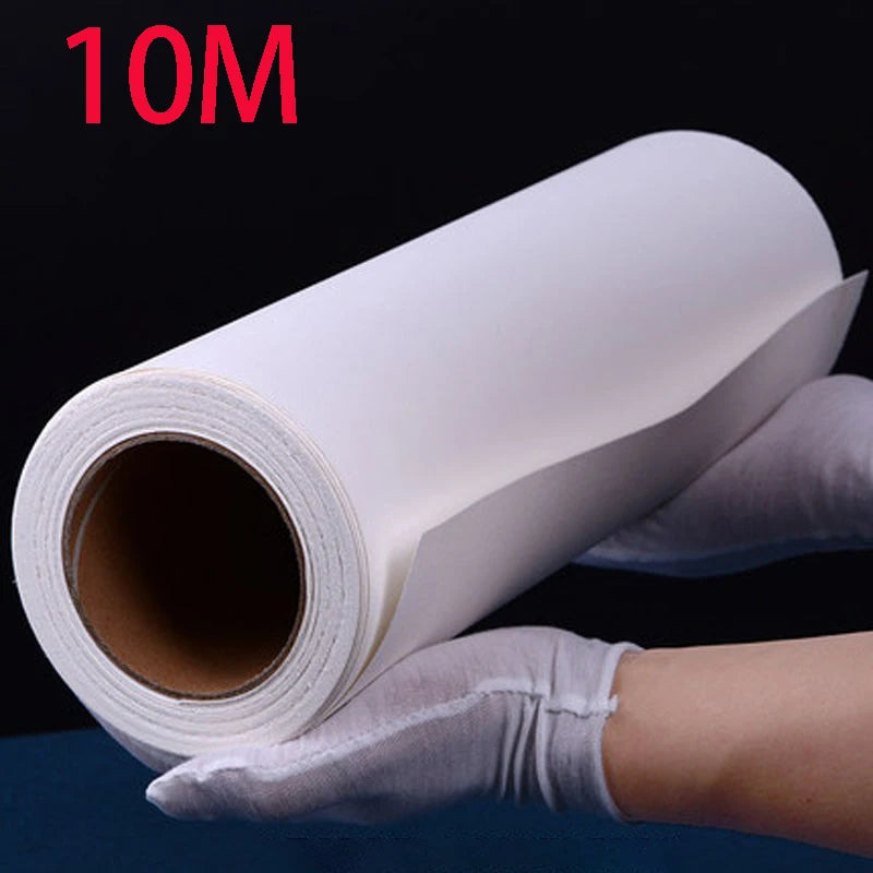 BAOHONG Rollo de papel de acuarela 100% algodón 140 lb 300 g 27 cm x 10 m/37 cm x 10 m para cortar el porte necesario.