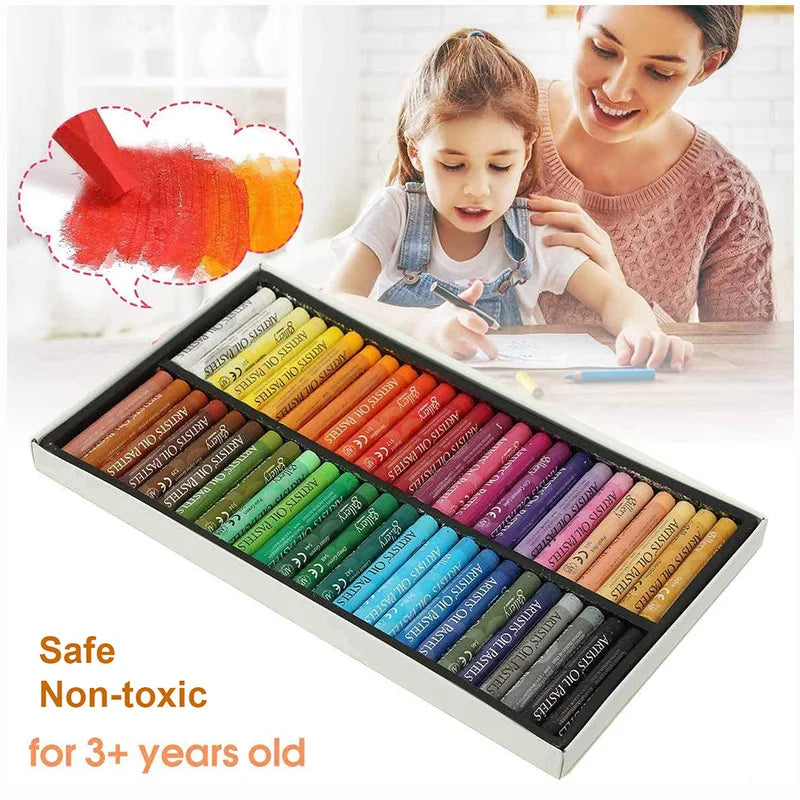 MUNGYO Gallery-pasteles al óleo, juego de Pastel suave para artistas, 12/25/48 colores, soluble en agua, no tóxico, suministros de arte para dibujo profesional