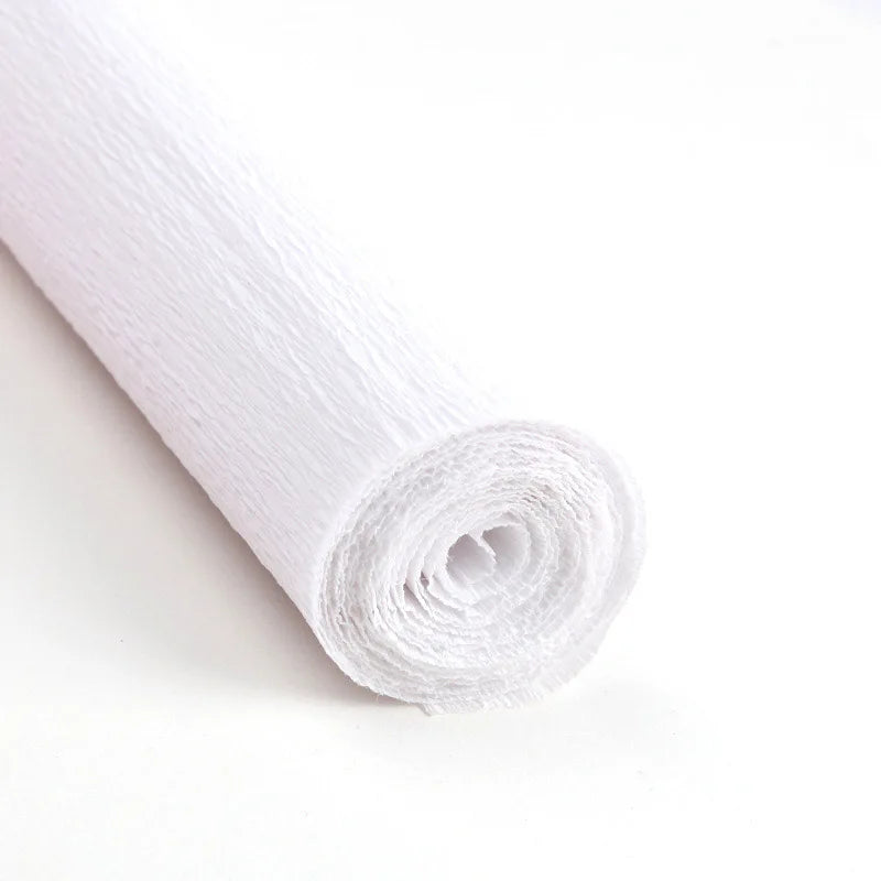 Rollo de papel crepé de colores de 50x250cm.