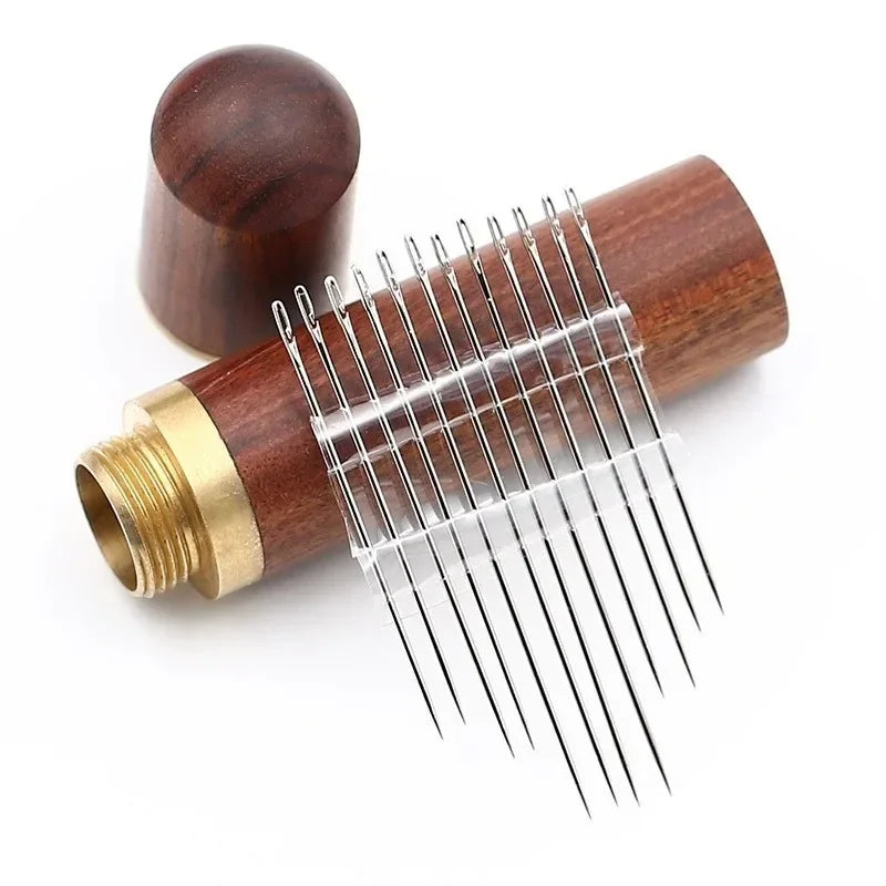 60/30 Agujas de coser de acero inoxidable con orificio grande para enhebrar