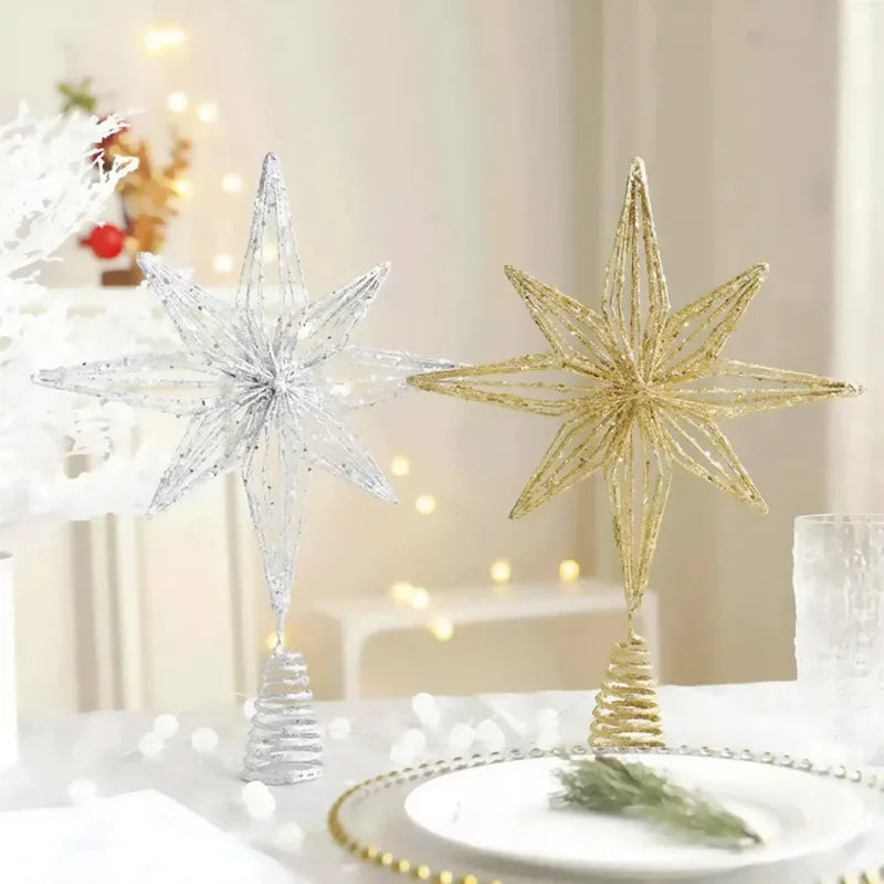Adorno de estrella para árbol de Navidad