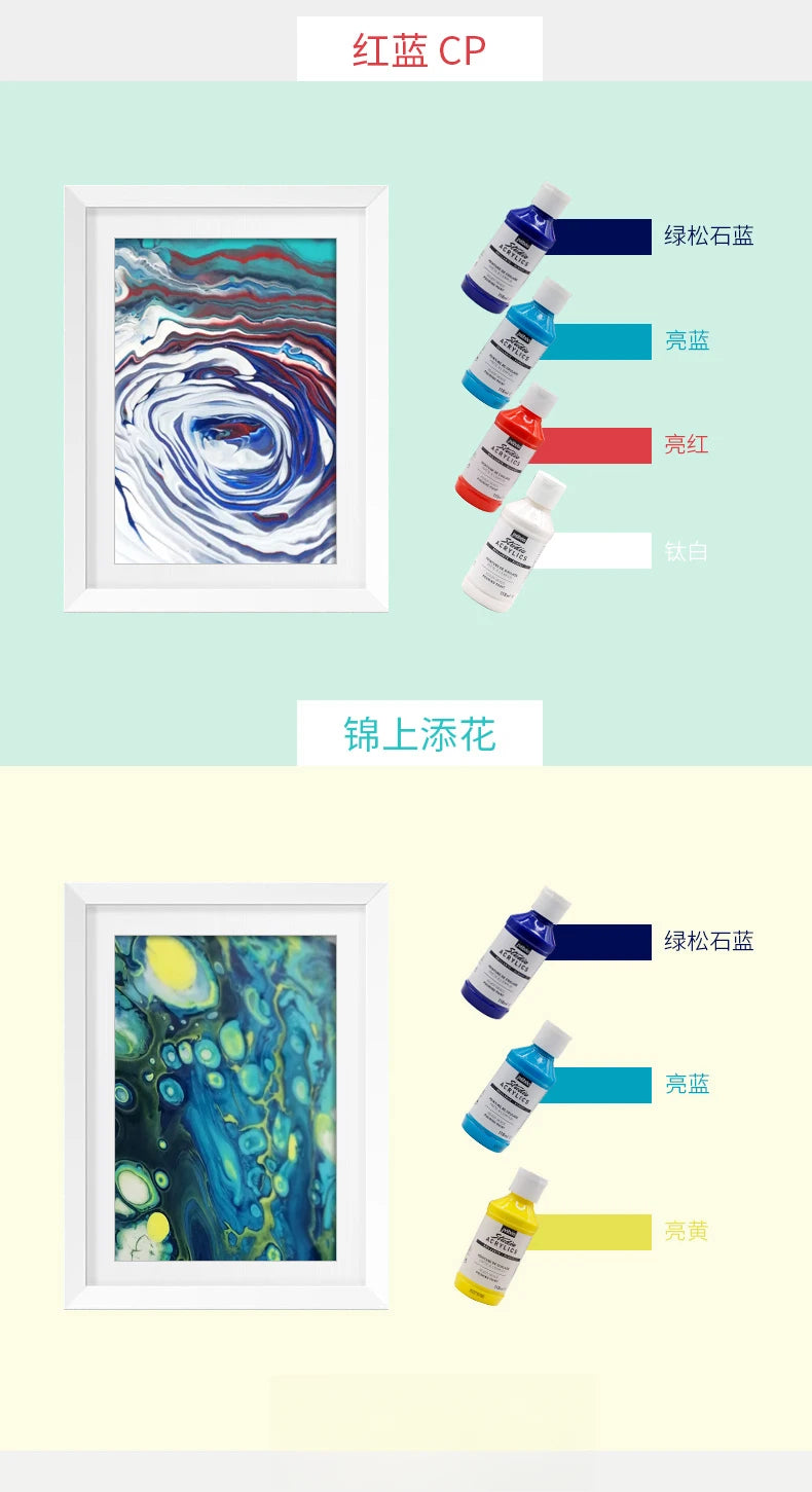 PEBEO experiencia de vertido, pintura acrílica líquida 118ml