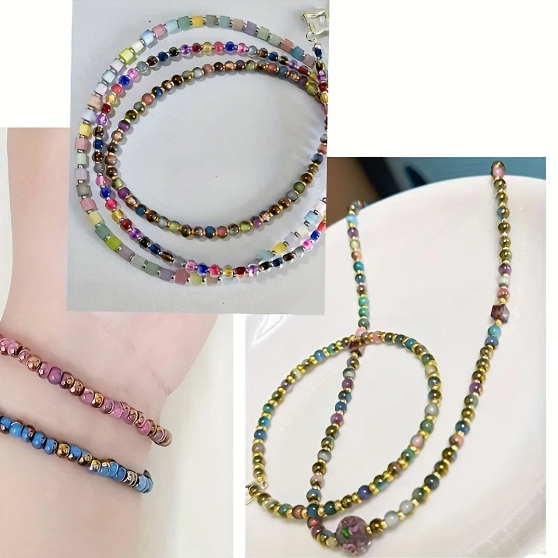 Mostacillas redondas, de colores para joyería