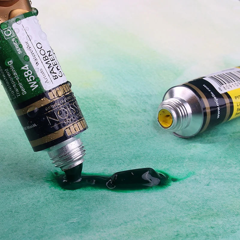 Mijello Misson- acuarela, pincel de dibujo artístico, suministros de arte, 36/34/24/12 colores