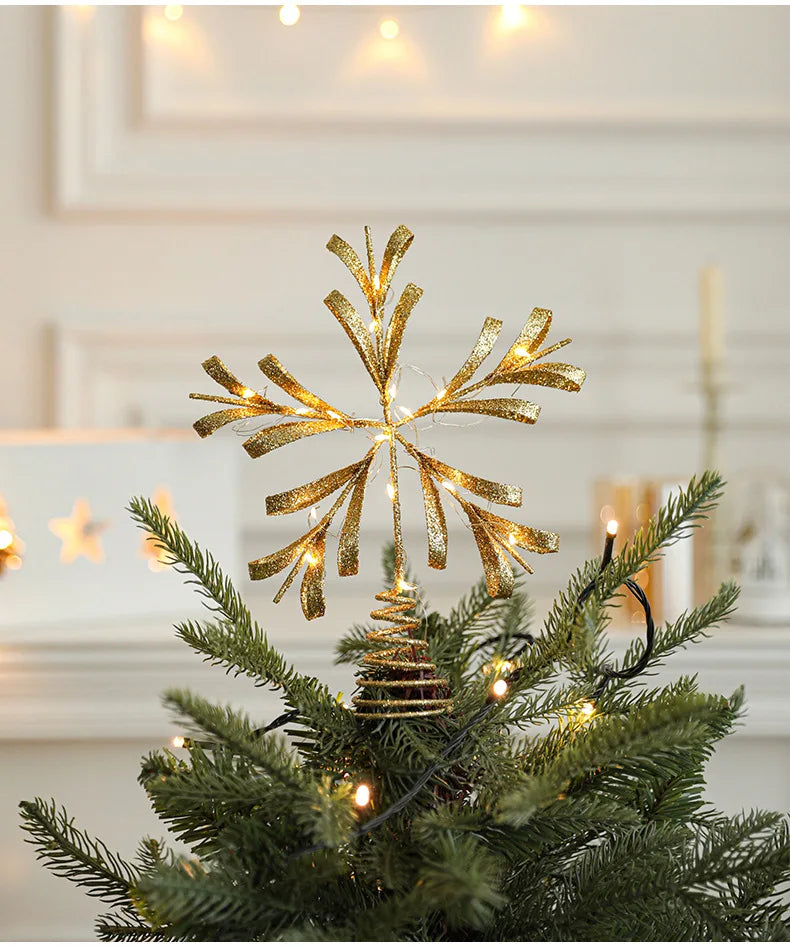 Estrella para árbol de Navidad, 10-20 cm