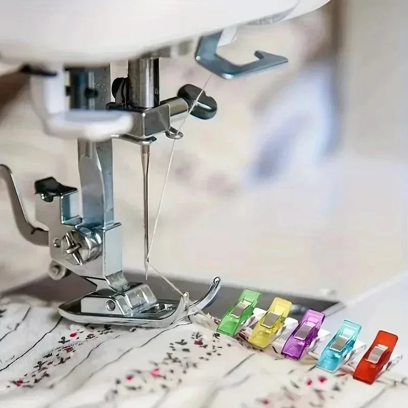 20/50/100 unidades de clips multiusos para coser, de plástico de colores