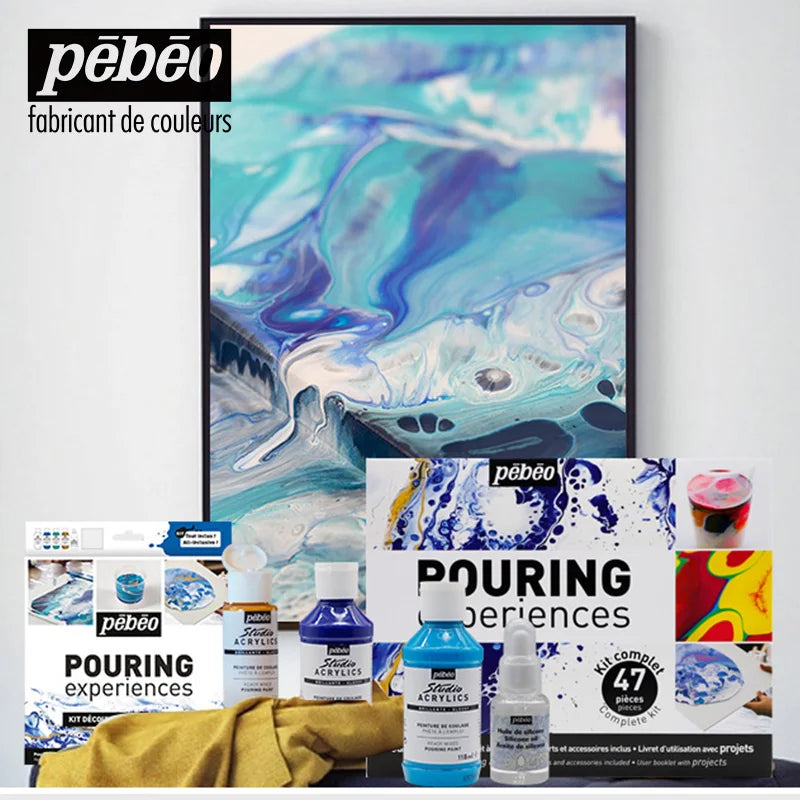 PEBEO experiencia de vertido, pintura acrílica líquida 118ml