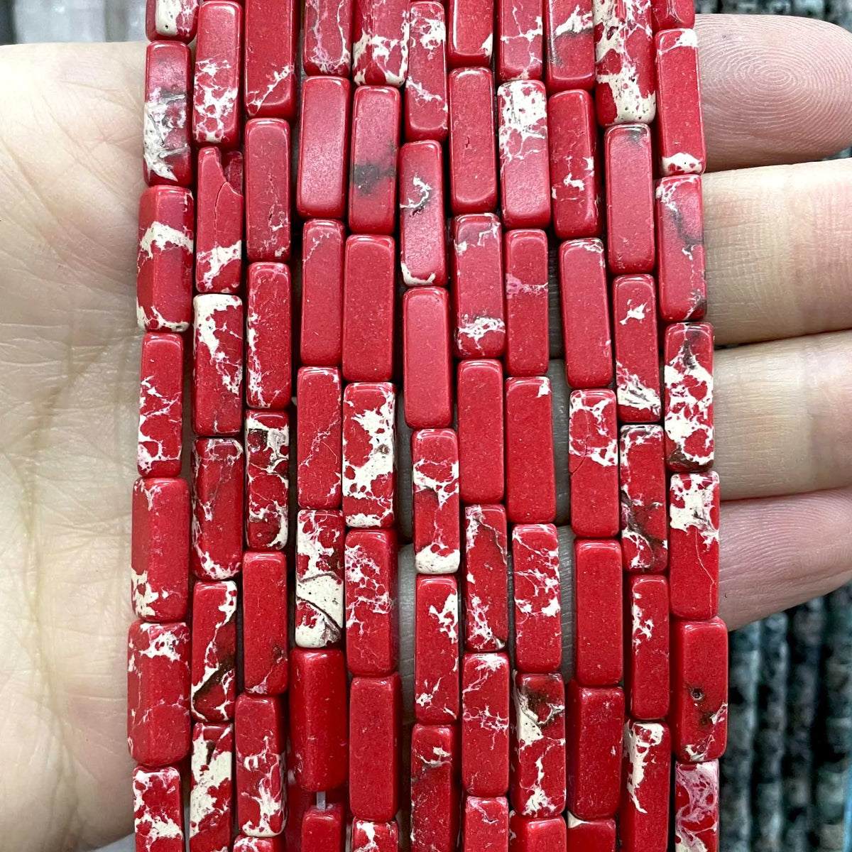 4*13MM piedra Natural cuadrada Aventurina Ojo de Tigre ágatas cristal Jades