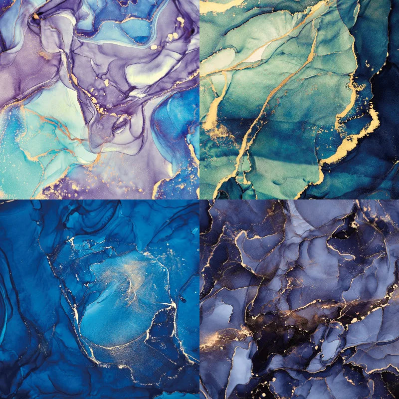 12 hojas de papel para álbum de recortes de 15x15cm
