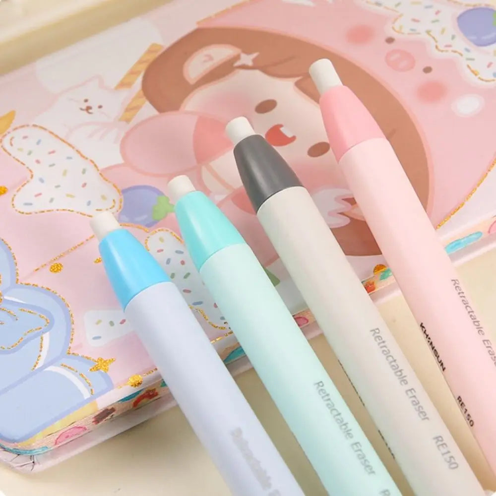 Borradores de lápiz con núcleo reemplazable de alta calidad, lápiz retráctil tipo prensa, 1 ud.