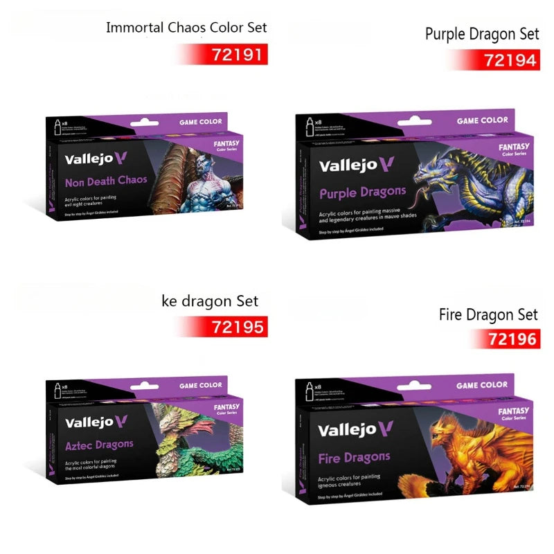 Pintura Vallejo a base de agua para modelos hechos a mano