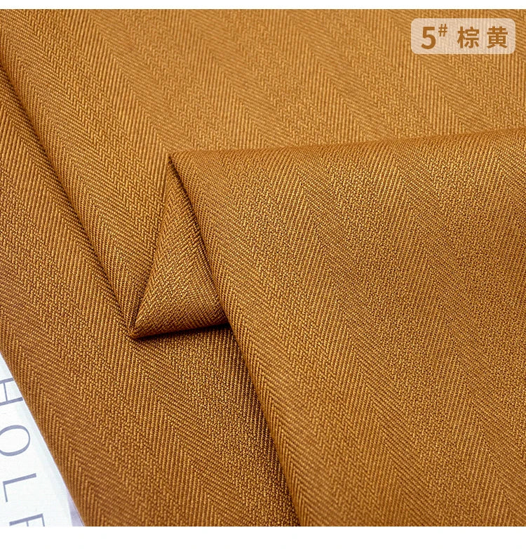 Patrón de espiga, mezcla de lana, tela informal. tela microelástica gruesa