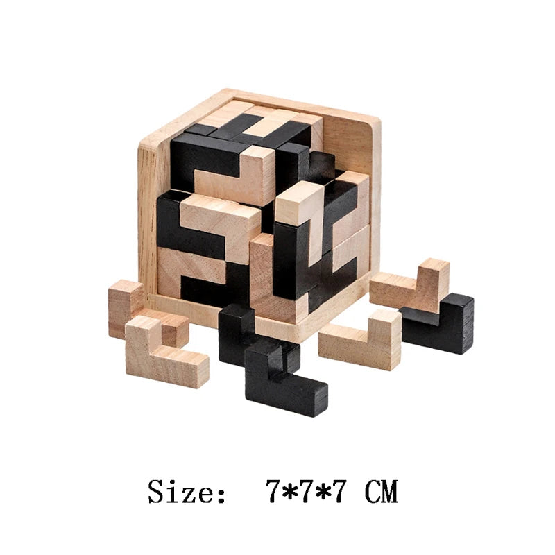 Rompecabezas clásico De Madera 3D para adultos y niños