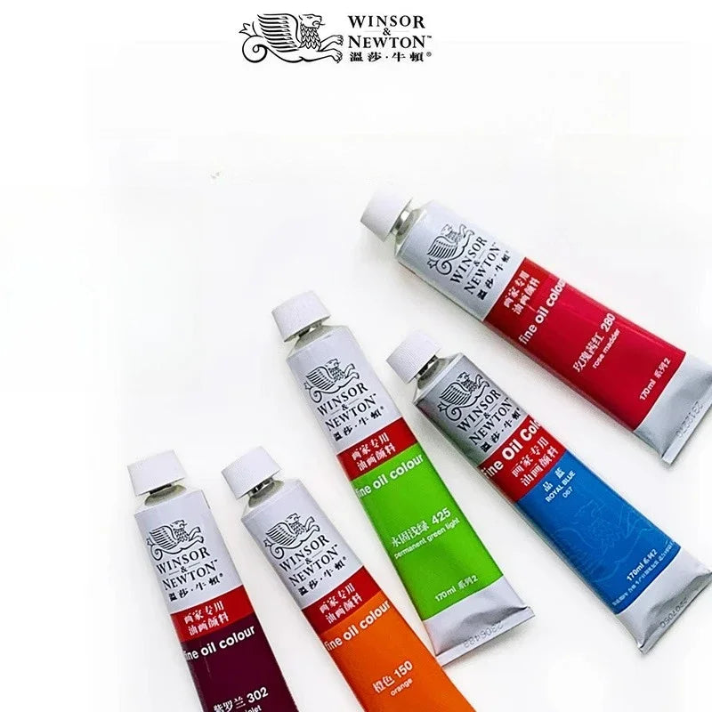 WINSOR & NEWTON-pintura al óleo de 170ml., tamaño grande