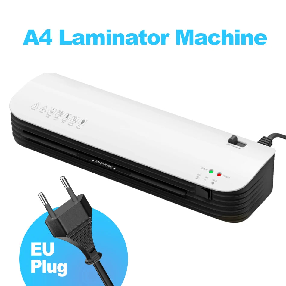 Máquina laminadora en frío y caliente SL299, cortador de papel, redondeador de esquinas para documentos A4, rollo de película plástica