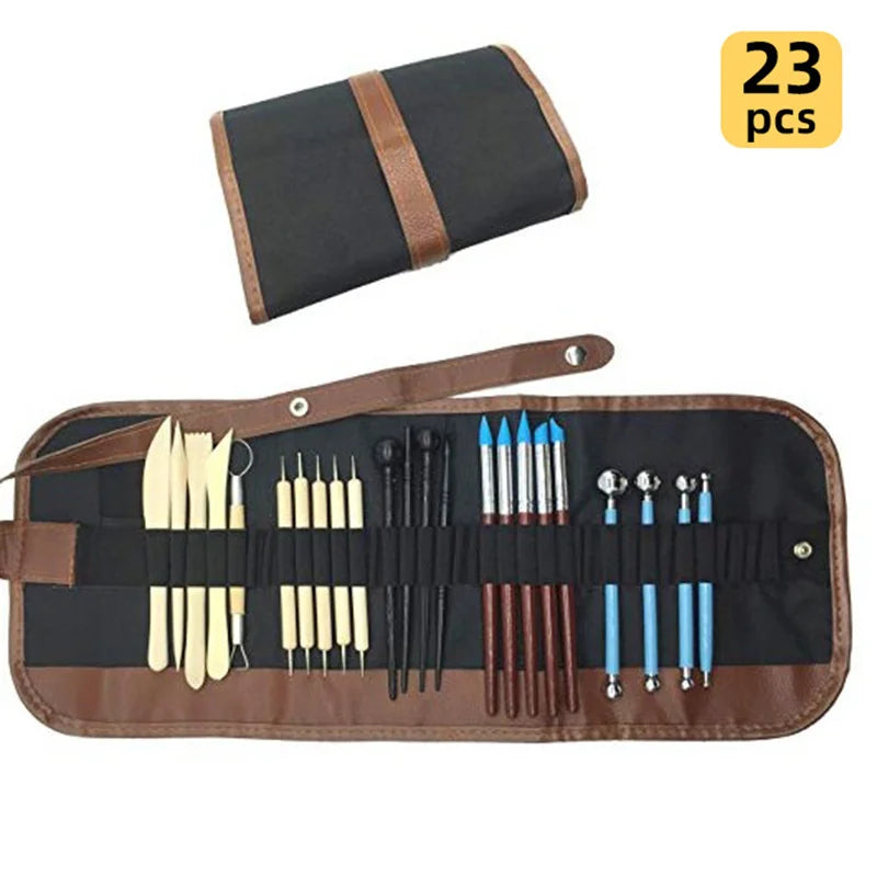 Kit de Herramientas para Esculpir Arcilla y Cerámica, 8-61 Piezas
