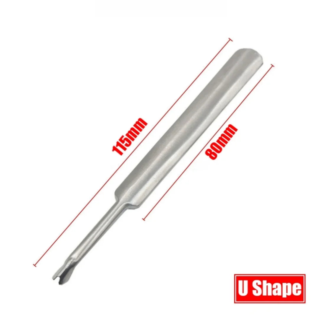 Herramienta de perforación ranuradora/ biseladora S/L, Kit de herramientas de costura de cuero en forma de U + V