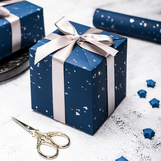 1 rollo de papel de regalo para fiesta de Navidad de 43 cm x 3,00 mts