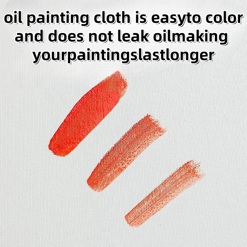 Lienzo para pintar, algodón, imprimado en blanco, adecuado para gouache, acuarela, pintura al óleo y acrílica, 3mm, 6 uds.