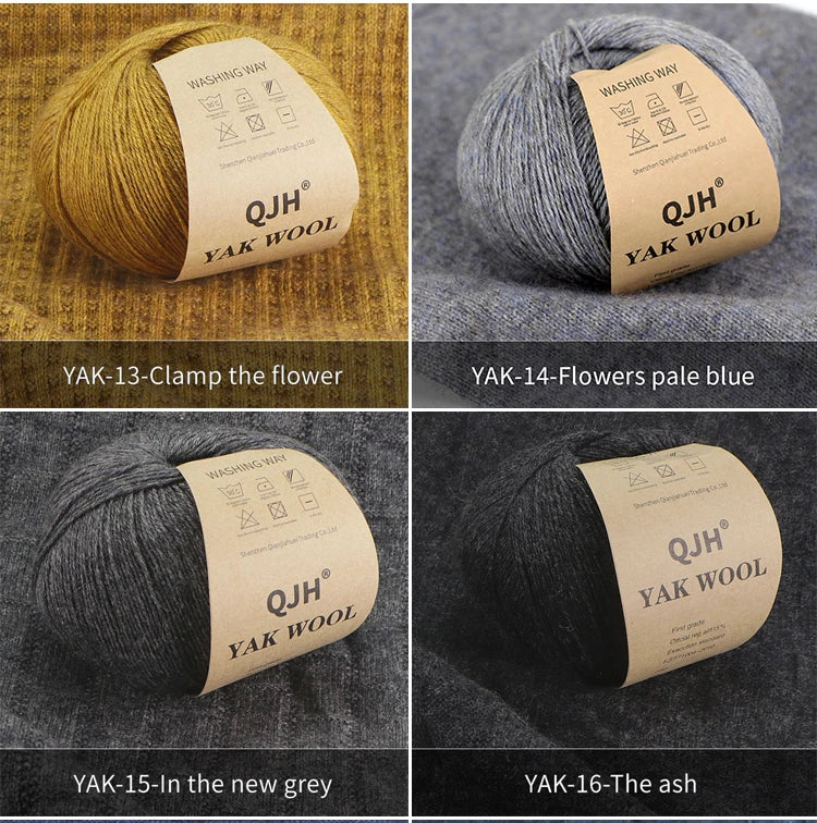 10pcs/set de lana de Yak Natural para tejer a mano, antipilling de alta calidad