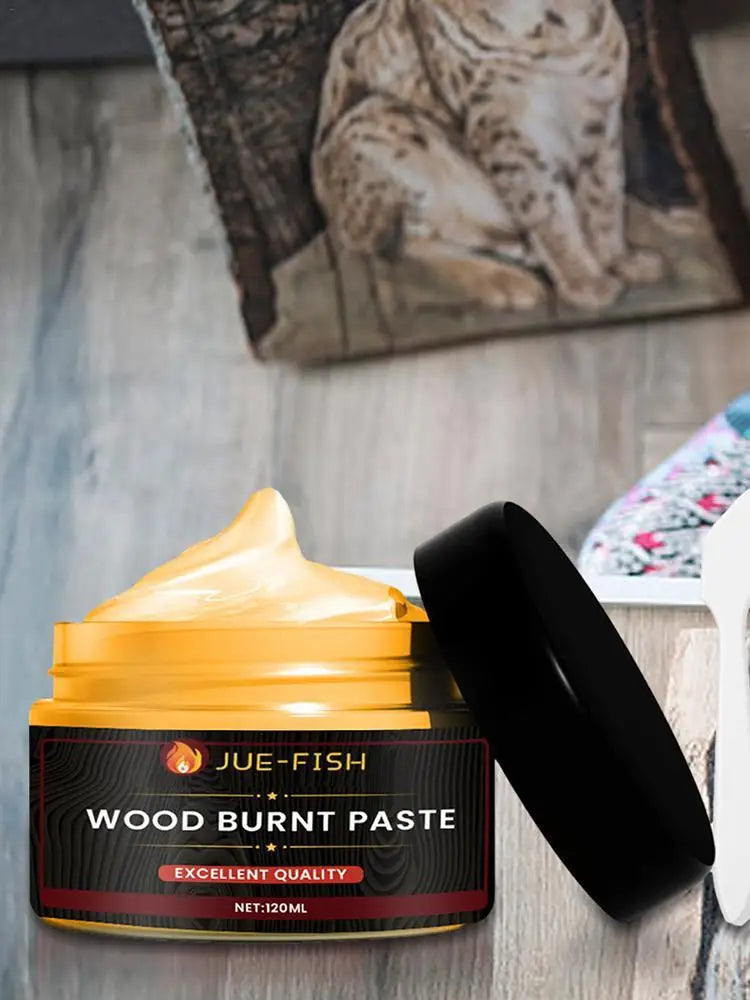 Gel para quemar madera sensible al calor, pasta para quemar madera profesional para artistas