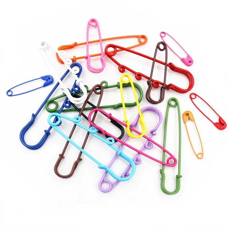 10-50 Uds. Alfileres de seguridad  de colores aleatorios
