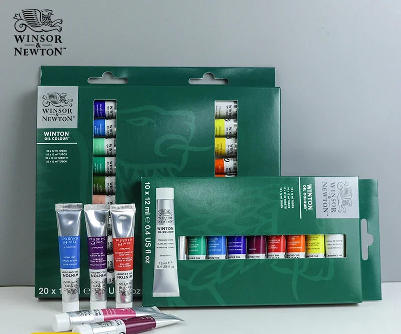 Winsor & Newton Juego de pintura al óleo - Grado de artista profesional 20 colores, tubos de 12 ml