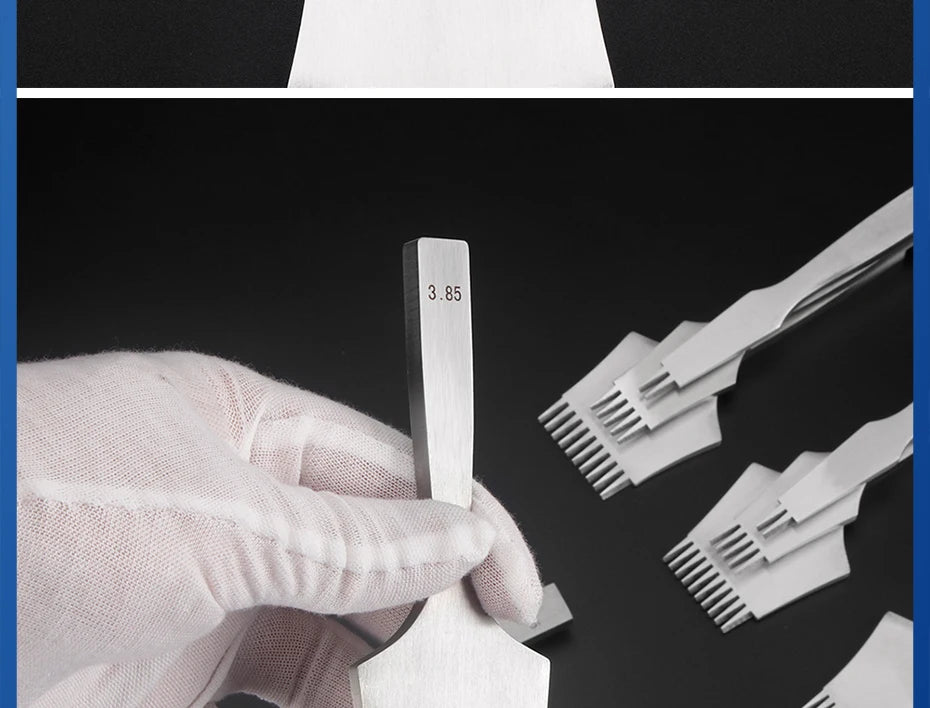 Juego de herramientas de perforación de cuero , troquel de corte de agujeros de cuero duradero, cincel de acero profesional