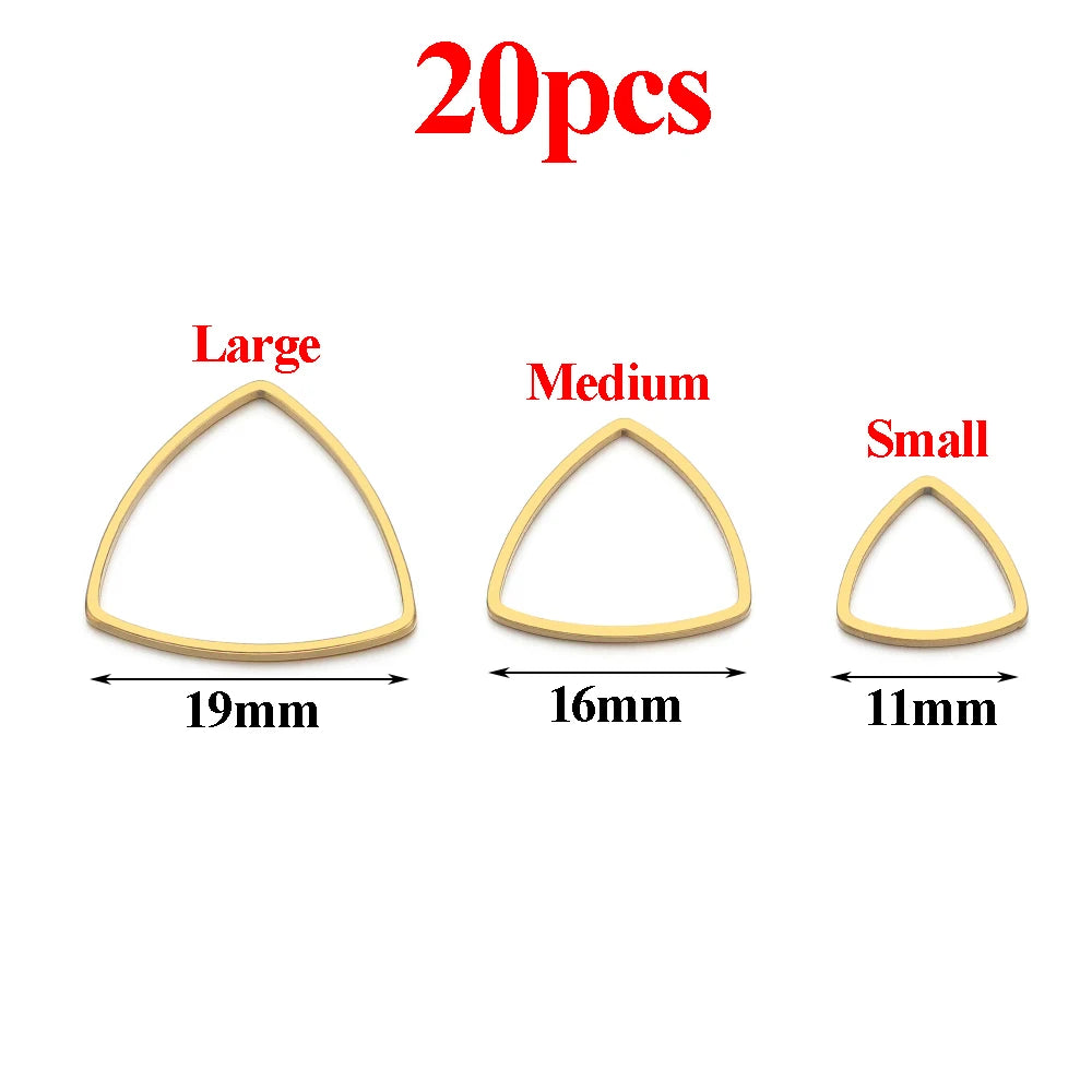 Pendientes de acero inoxidable dorado y plateado al vacío, suministros para hacer joyas de bisel, a granel, 20-50 Uds.