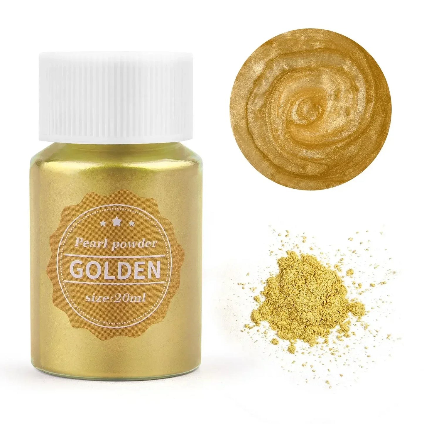 Juego de polvos de mica natural de 24 colores: pigmento de 10 g/botella para Resina Epoxi, Jabón, Velas, Joyería Artesanal