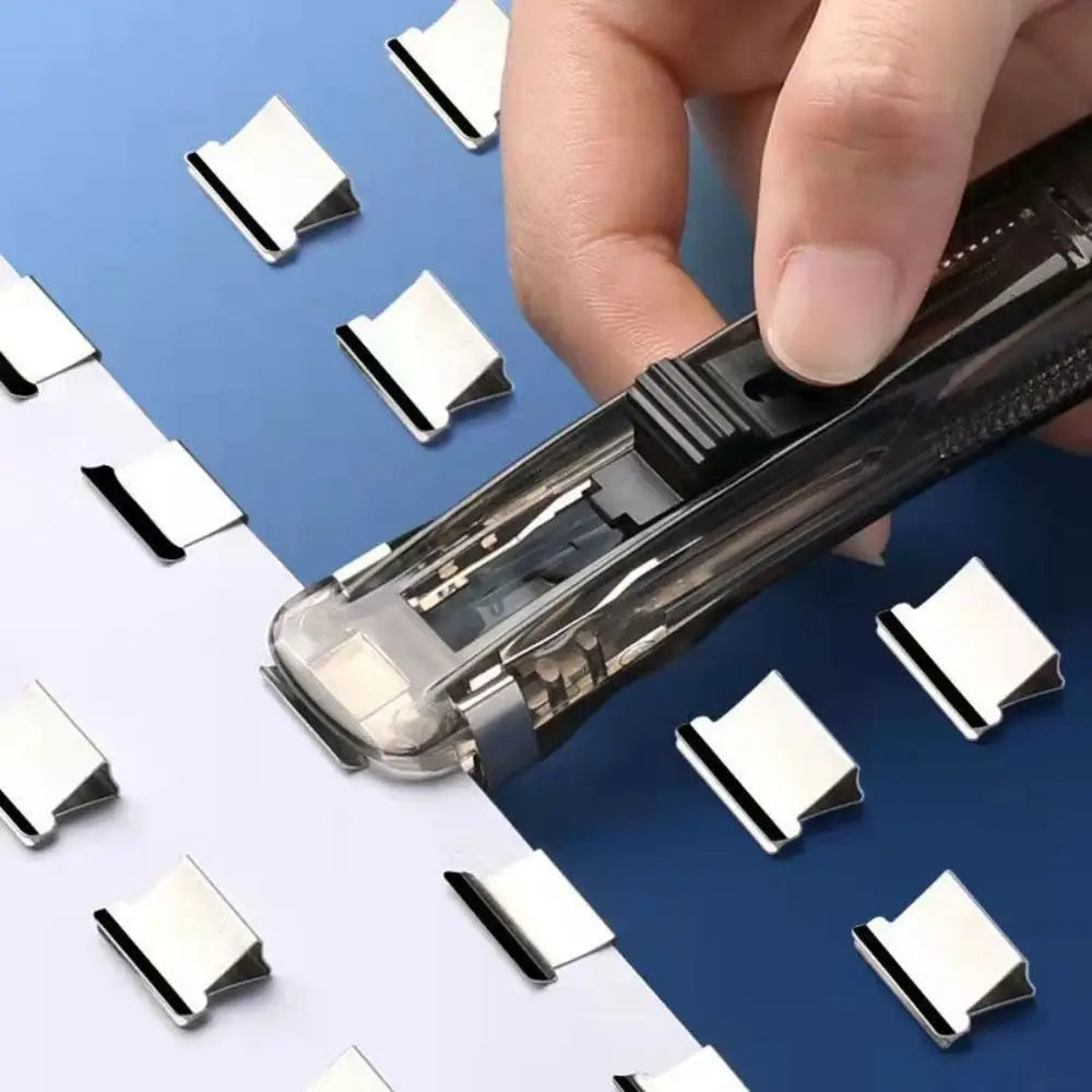 Dispensadores de clips a presión de alta calidad, Clip de encuadernación de papel de Metal