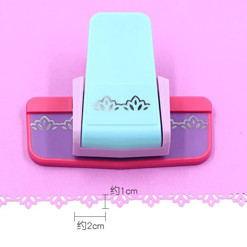 Cortador de papel en relieve de encaje decorativo para niños