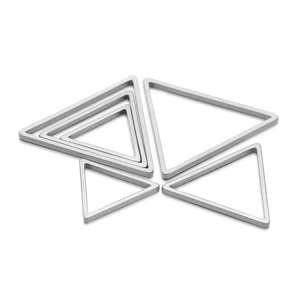 Pendientes de acero inoxidable dorado y plateado al vacío, suministros para hacer joyas de bisel, a granel, 20-50 Uds.