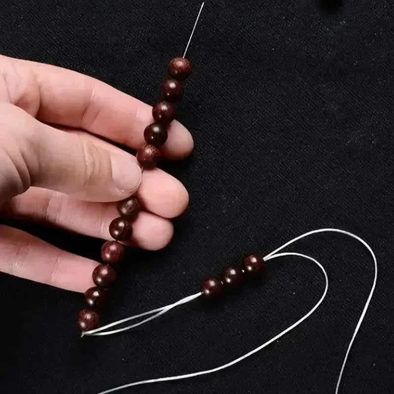 Agujas para joyería con mostacillas, herramientas de fabricación de joyas, 5/50 Uds.