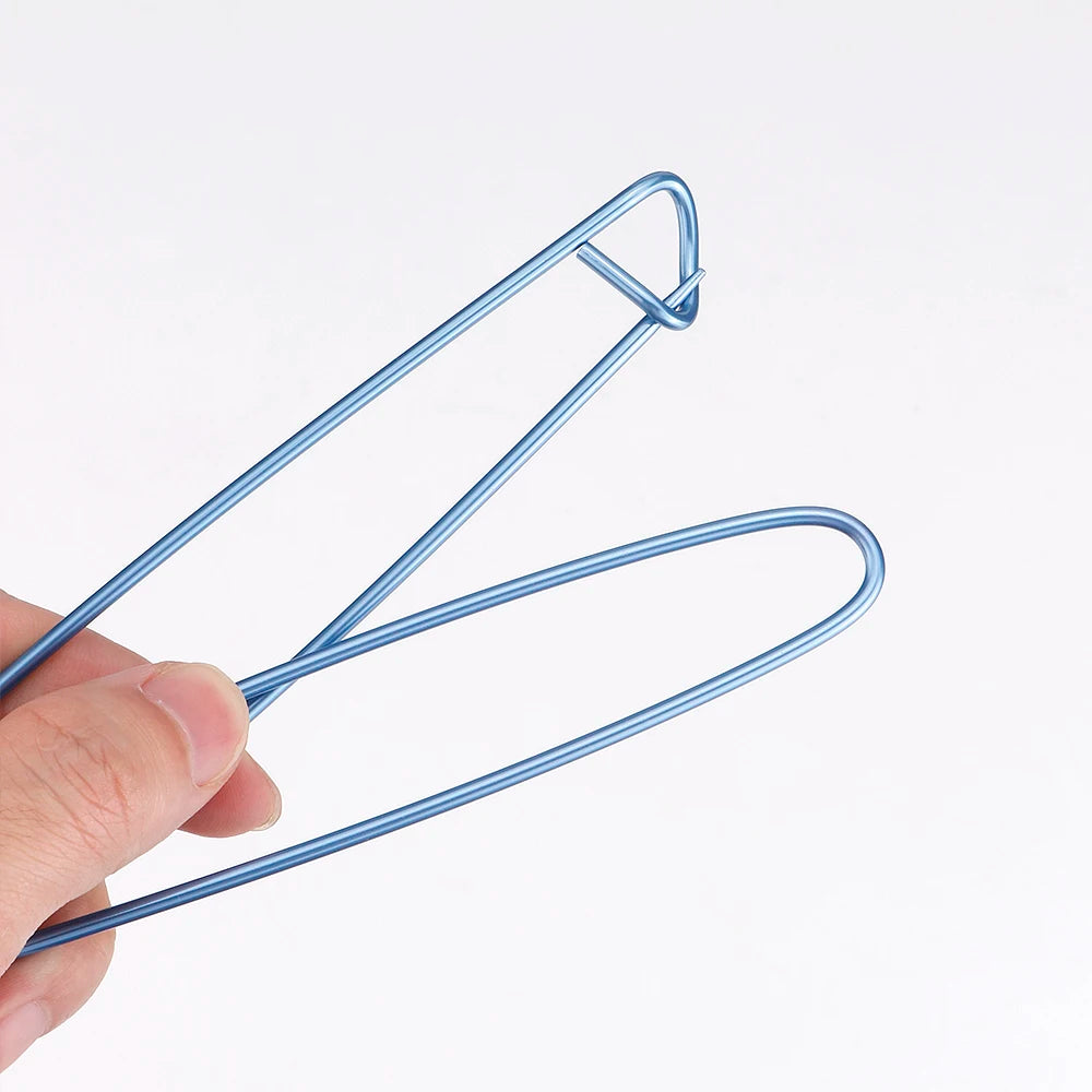 Ganchos de puntos para tejer, 4 tamaños de aluminio, 4 Uds.