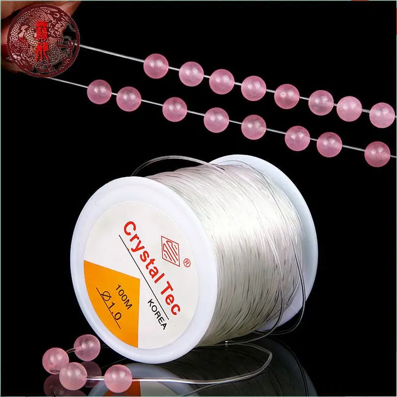 100m, hilo elástico, cordón para joyería