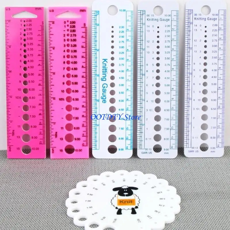 Herramienta medición para palillos  367A con escalas en pulgadas mm